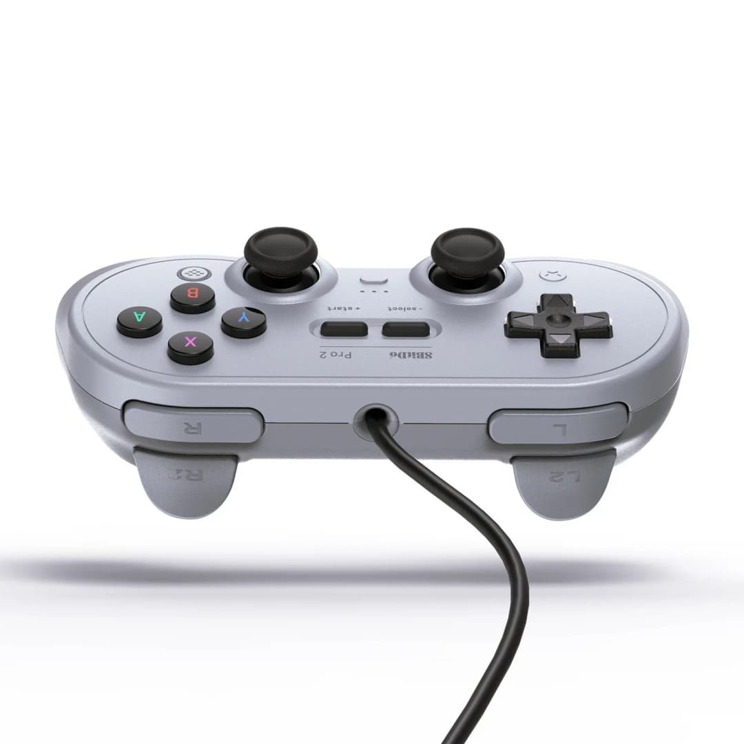8BitDo Pro 2 يد تحكم سلكية يو اس بي لنينتندو سويتش وويندوز وستيم وراسبيري باي ونس سويتش - 6