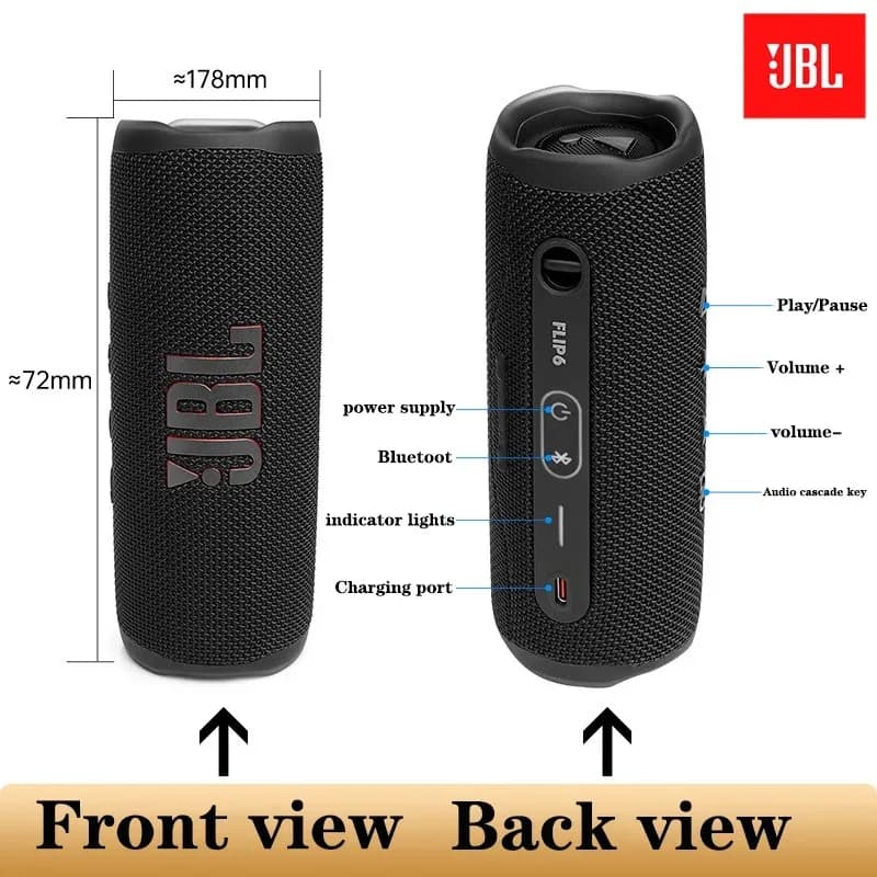 JBL Flip 6 Official Authentic Kaleidoscope Subwoofer Portable Bluetooth Speaker IP67 Waterproof For Family Gathering Beach Party - 2