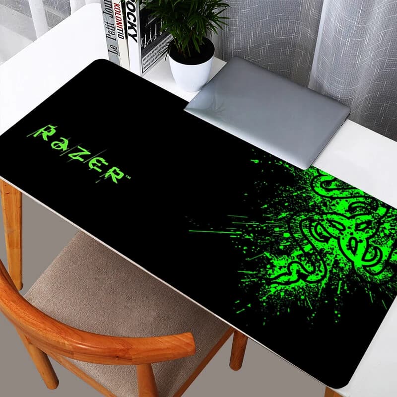 حصيرة ماوس RAZER كبيرة للاعبين لوحة مفاتيح ماوس حاسوب مكتب حصيرة ألعاب 900x400