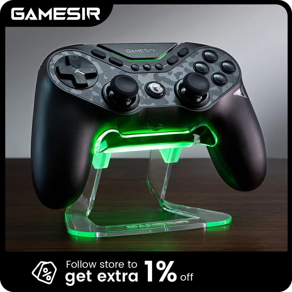 ذراع تحكم لاسلكي GameSir Tarantula Pro مناسب لـ Nintendo Switch وiPhone وأندرويد، عصا تحكم بتأثير هول، 9 أزرار قابلة للبرمجة