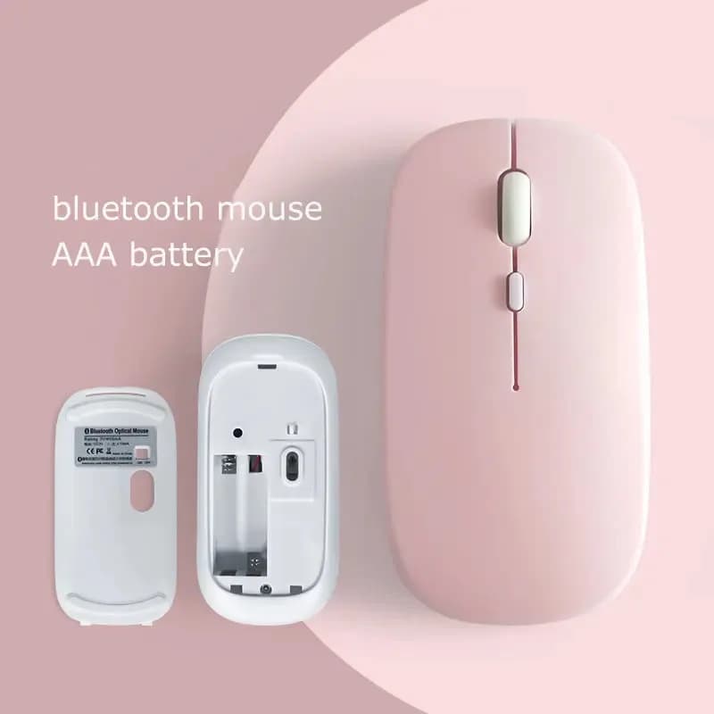 Wireless Bluetooth-compatible Mouse Portable Ergonomic Computer Mice For Laptop iPad Tablet PC Mobile Phone Office Gaming Mouse - 6