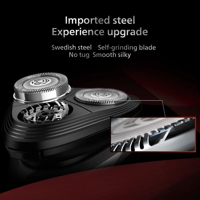 PHILIPS ماكينة حلاقة كهربائية S1113 شحن USB شفرة PowerCut من الفولاذ المقاوم للصدأ رأس ثلاثي عائم حلاقة سريعة للرجال - 4