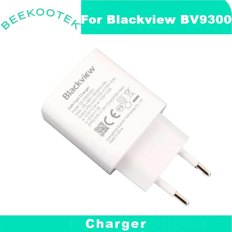 شاحن أصلي جديد من Blackview BV9300، محول شحن سريع رسمي وملحقات شاحن لهاتف Blackview BV9300 الذكي