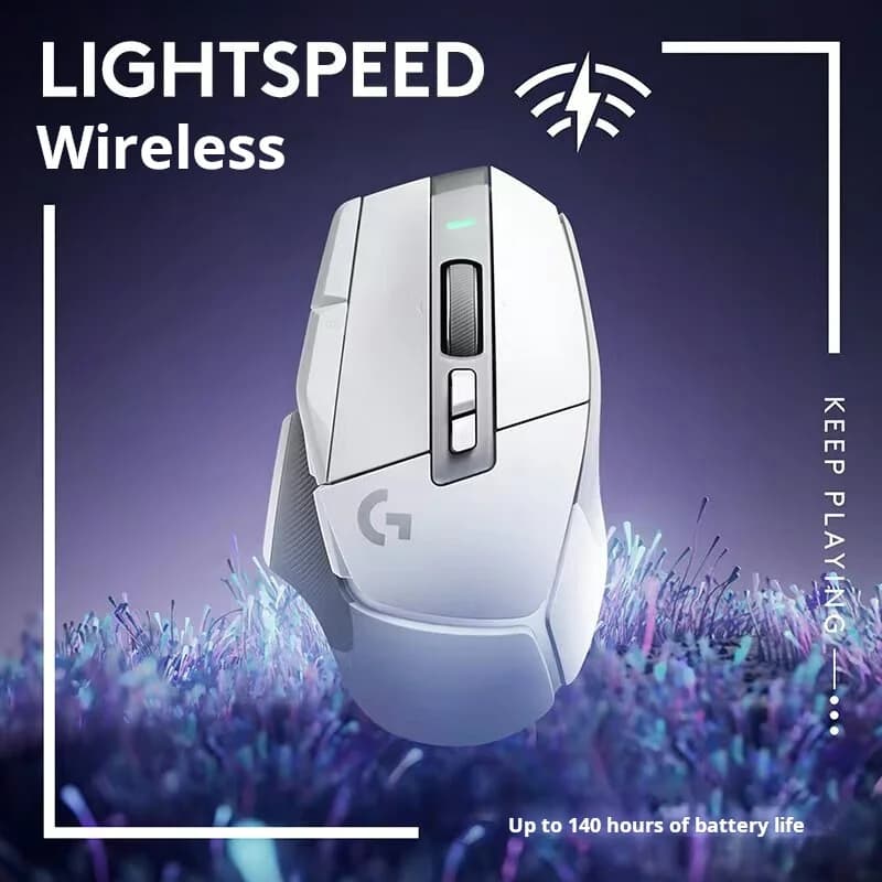 ماوس ألعاب لاسلكي Logitech G502 X LIGHTSPEED، مفاتيح هجينة بصرية ميكانيكية للرياضات الإلكترونية، شحن لاسلكي، قابل للبرمجة - 2