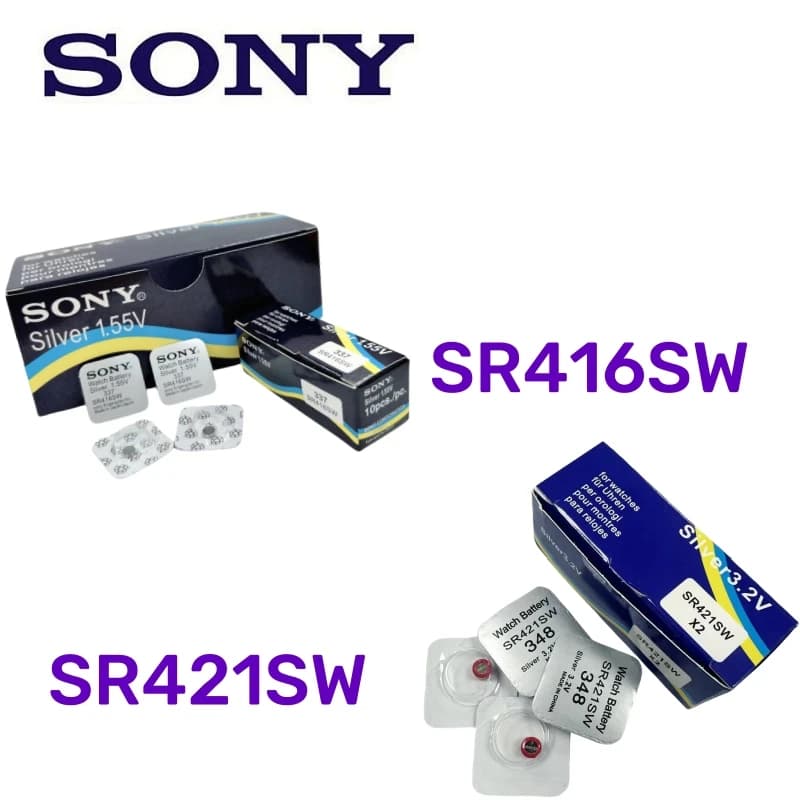 10-40Pcs Original SONY 337 SR416SW battery watch SR421SW 348 battery Independent packaging sr416sw 337 sr421sw 348 sr 416