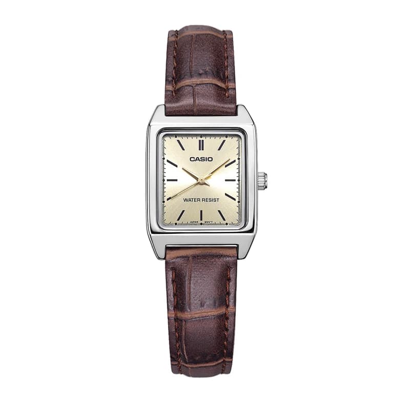 Casio Watch women Leather Square dial  Female Quartz Clock Relogio Mulher LTP-V007L/9E/B - 2