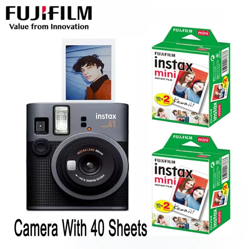 Fujifilm Mini 41 Camera Fujifilm Instant Camera Optional Fujifilm Instax Mini Film Fujifilm Instax Mini 41 Camera Gift Box Set - 3
