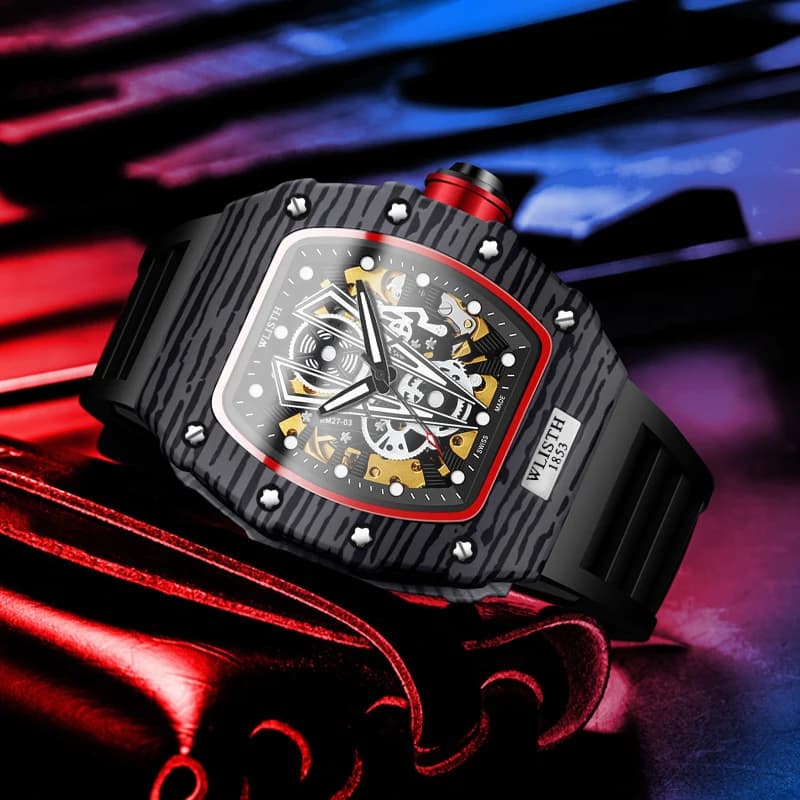 Automatic Watch Mechanical Watches for Man Barrel Type Mechanical Watch Men Waterproof Luminous Business Men Montre Homme - 5