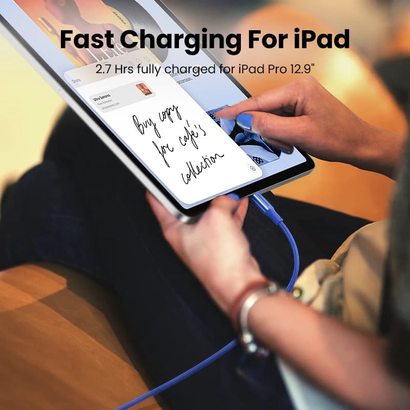 UGREEN USB-C Cable PD3.0 100W Type C to Type C Fast Charging Cable for MacBook Samsung S26/25 iPhone 18/17/16 Type C Cord QC4.0 - 3