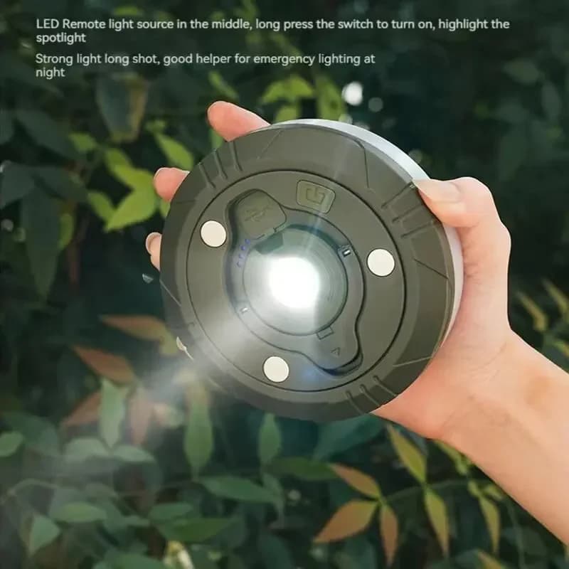 Waterproof LED Camping Lamp Strip Atmosphere 10M Length Recyclable Light Belt Outdoor Garden Decoration Lamp for Tent Room - 5