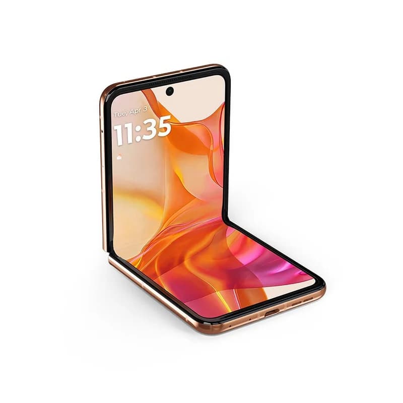 هاتف Motorola Moto Razr 50 Ultra بسعة 256 جيجابايت، معالج Snapdragon 8sgen3، شاشة قابلة للطي 6.9 بوصة، كاميرا 50.0 ميجابكسل، تقنية NFC أصلية - 5