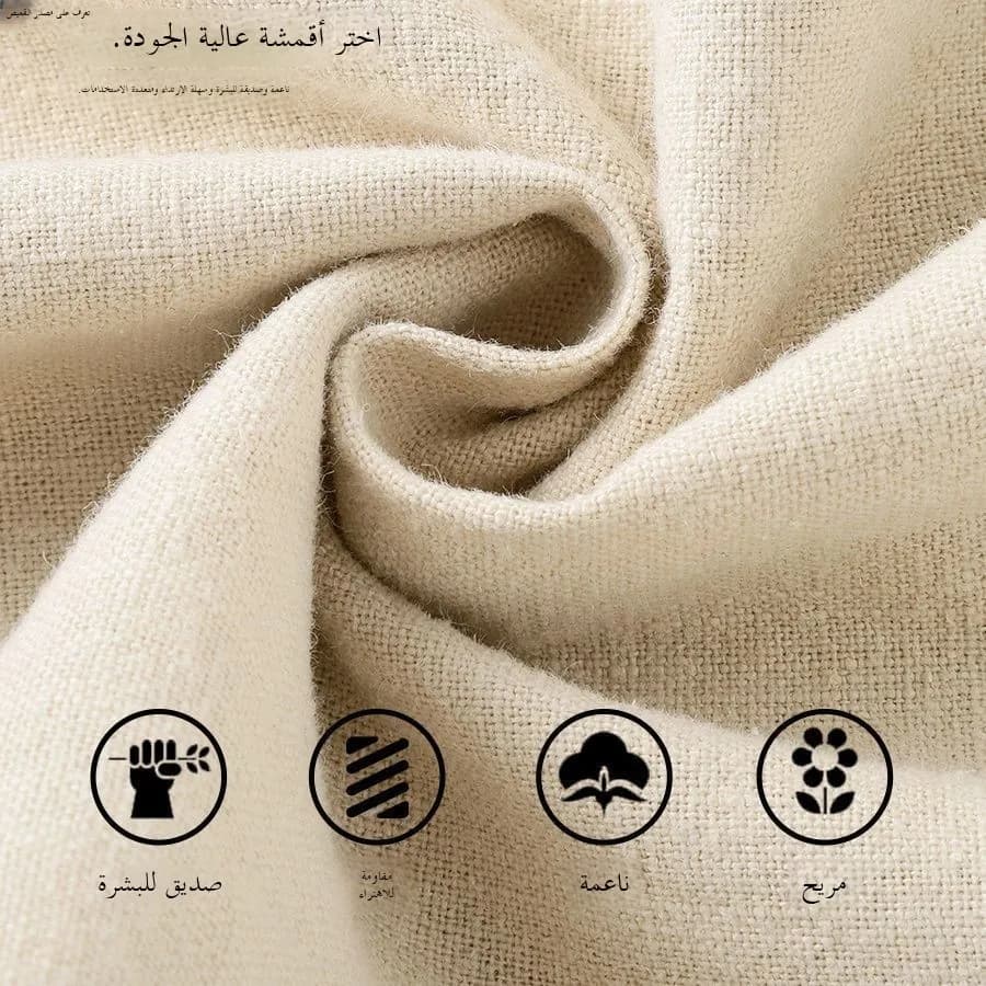 Natural Linen Cotton Linen Straight Leg Casual Pants Breathable Loose Fit Comfortable Leisure Style Commute Style Pocket Detail - 5