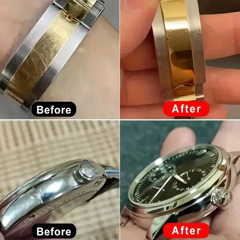 معجون تلميع الساعات الفوري، كريم تجديد الإطار المعدني، إصلاح خدوش السوار والشاشة، إصلاح المجوهرات المعدنية، أدوات ومجموعات الإصلاح - 5
