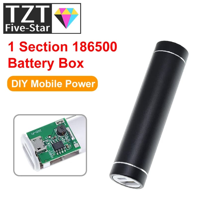 1/3PCS Metal Power Bank DIY Kit Storage Case Box Free welding Suit 1X 18650 Battery 5V 1A USB External Charger smart phone