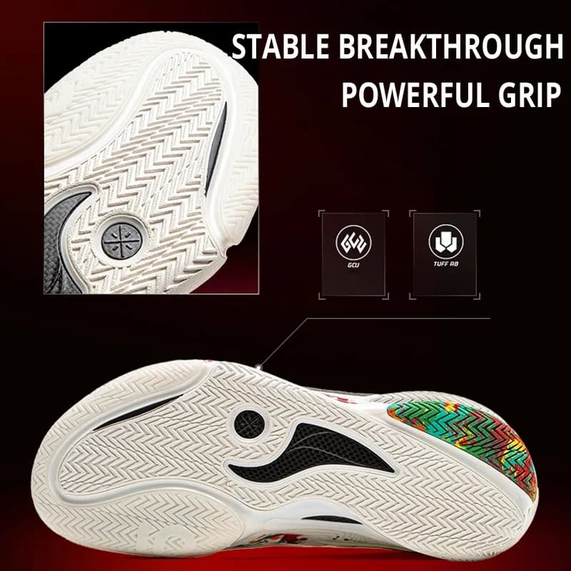 أحذية كرة سلة احترافية للرجال من Li-Ning، طراز WADE 808 5 ULTRA V2، وسادة SUPER BOOM، أحذية رياضية للمنافسة ABAV045 - 4
