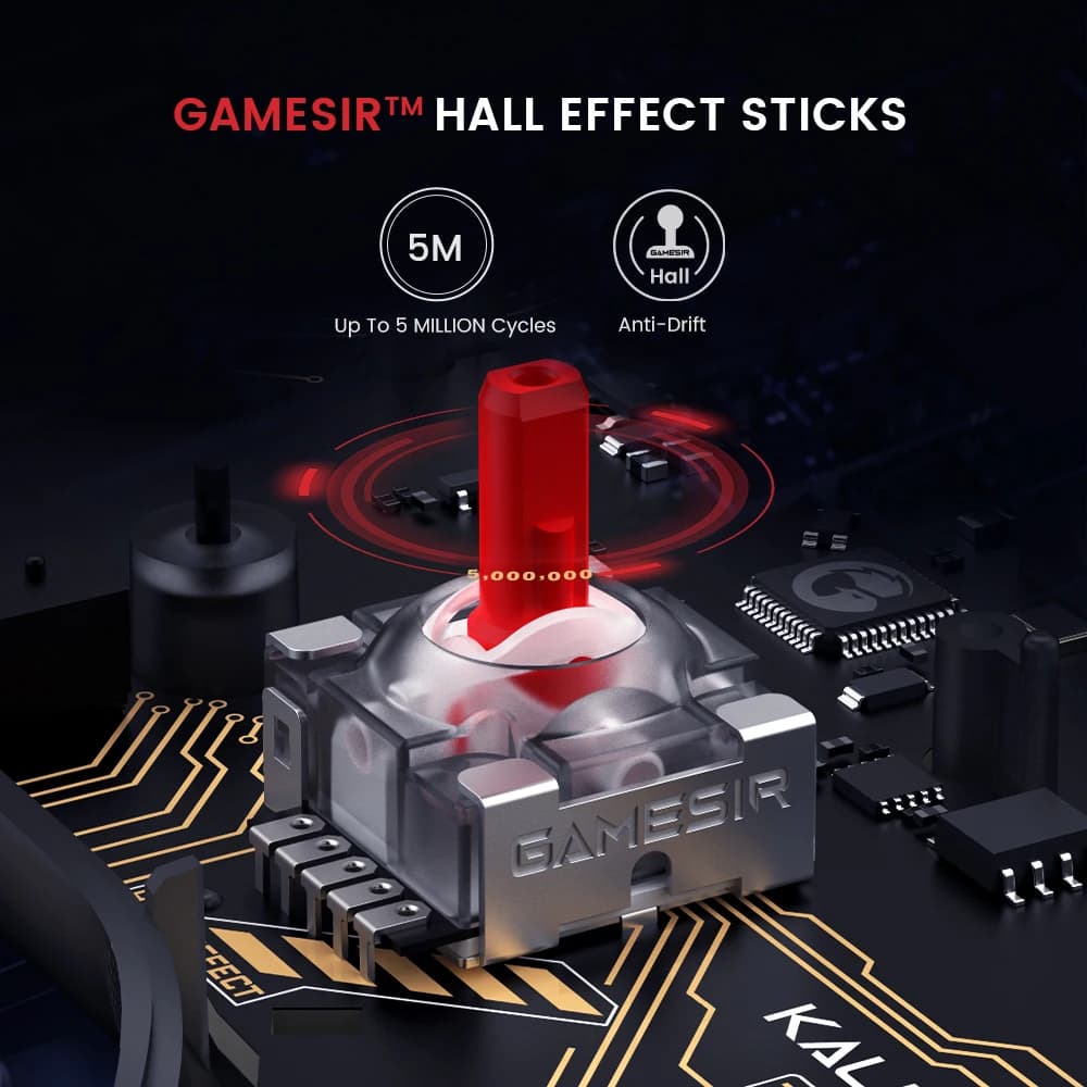 وحدة تحكم GameSir Kaleid Xbox سلكية لجهاز Xbox Series X، وXbox Series S، ووحدة تحكم ألعاب Xbox One، مع عصا تحكم بتأثير هول - 3