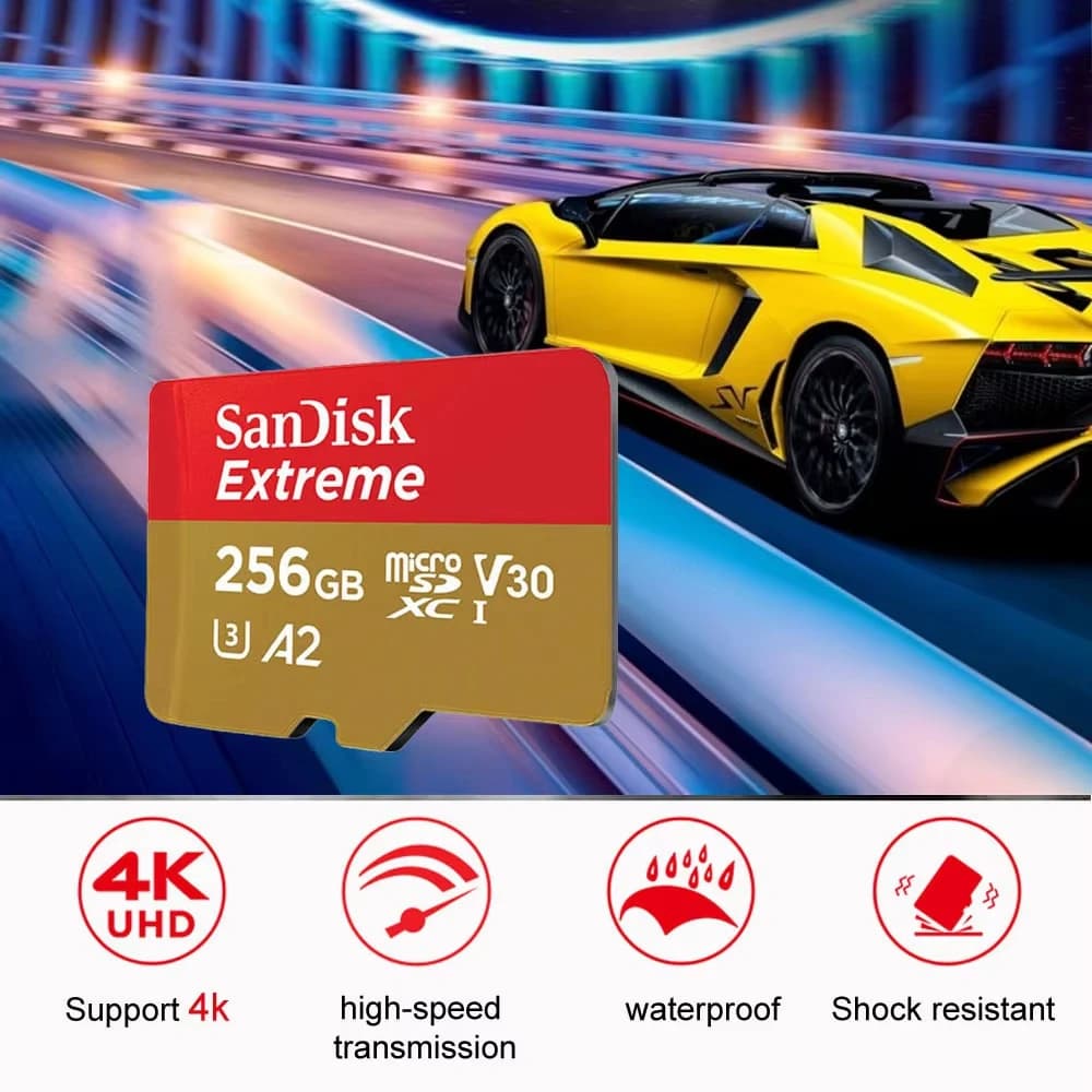 2026 New Sandisk TF SD Micro Card A2 Memory 256GB TF Micro Card Class Flash card Memory Microsd For PC Dropshipping - 5