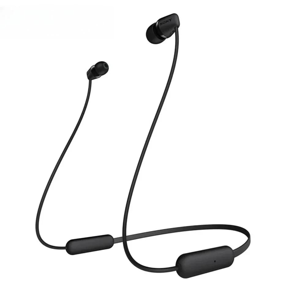 سماعات رقبة بلوتوث أصلية Sony WI-C200، بطارية 15 ساعة، صوت ستيريو مع باس قوي، مناسبة للرياضة - 5