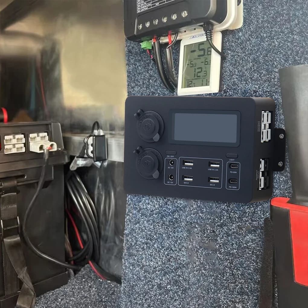 Mini Power Box Power Socket Box Socket Box Portable Control Hub For RVs SUVs Boats Yachts Cars - 5