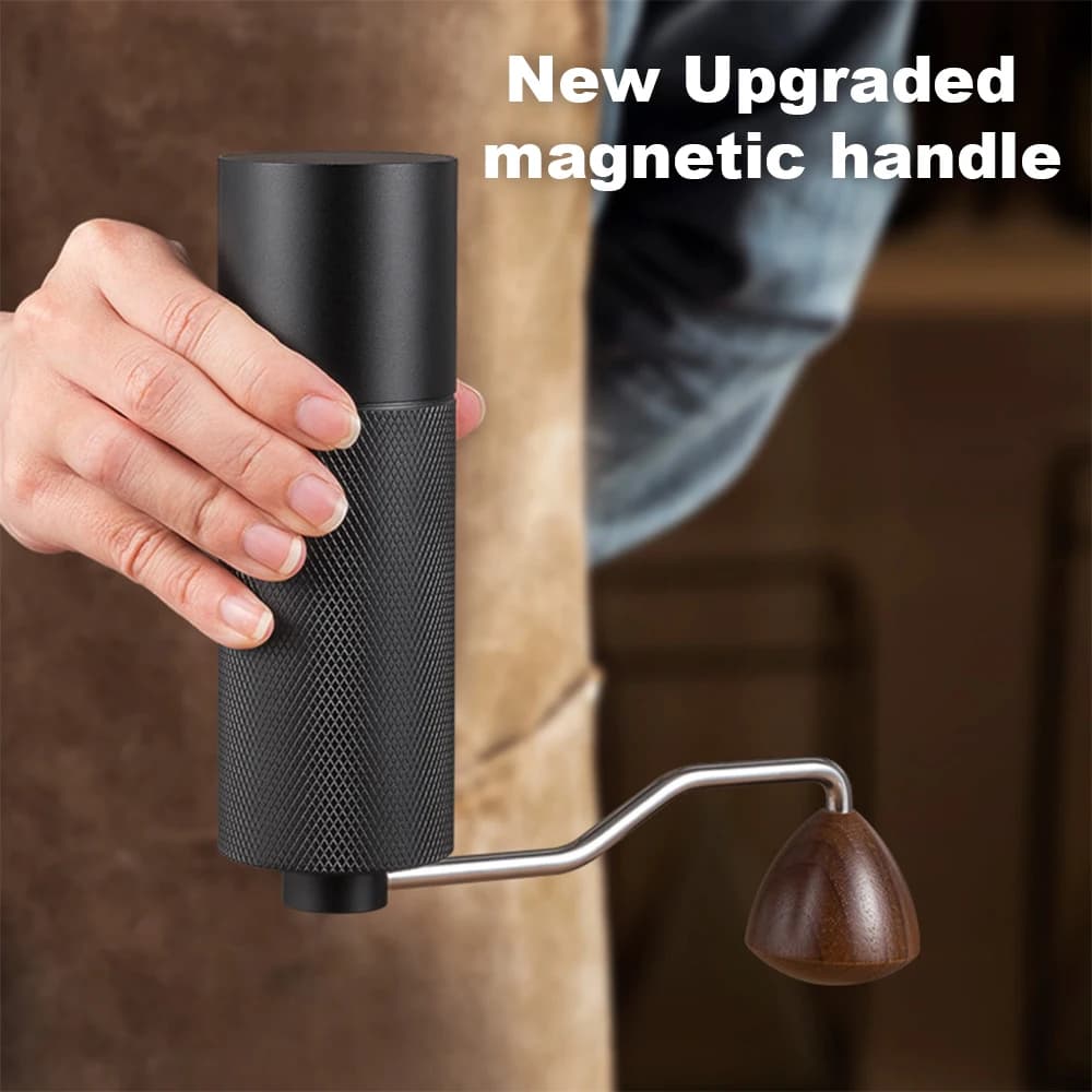 Manual Coffee Grinder Stainless Steel Conical Burr Adjustable Setting High Quality Portable Hand Grinder - 5