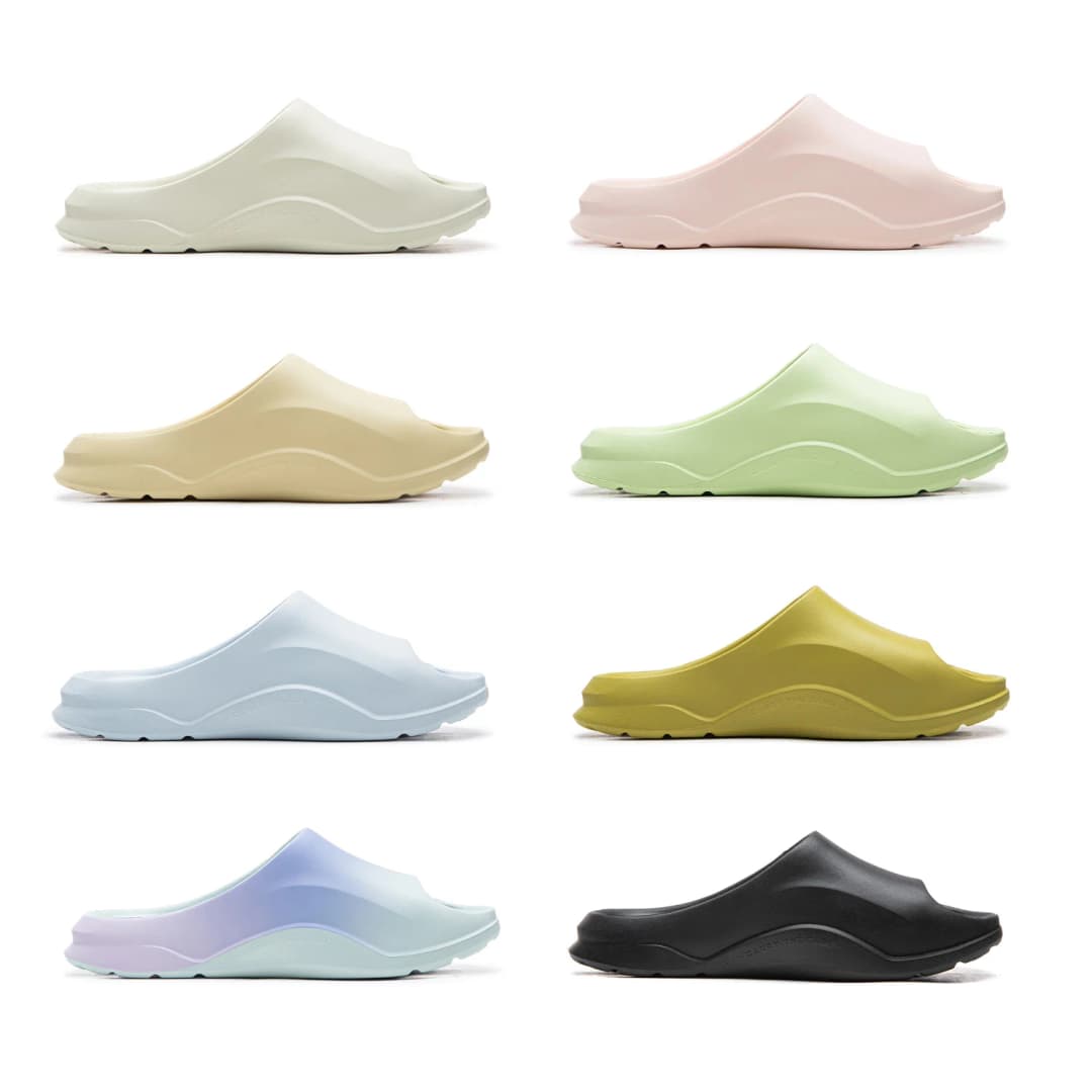 Li-Ning Unisex E-SPORTS CLAP Slippers Lightweight Breathable Thick Heel LiNing Stylish Soft Casual Sandals AGAW007 - 2