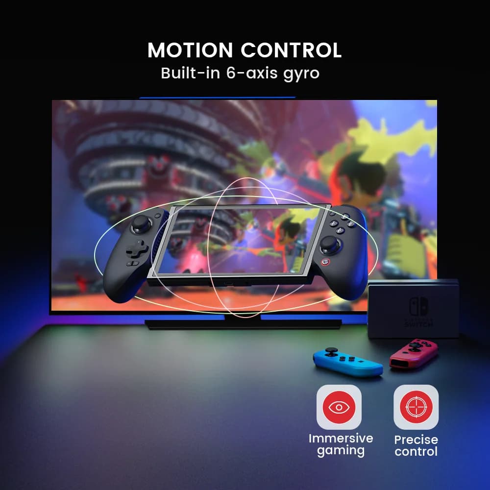 ذراع تحكم GameSir G8+ بلوتوث مع تأثير هول، مناسب لـ Nintendo Switch 2 وأندرويد وiPhone وiPad وPC - 5