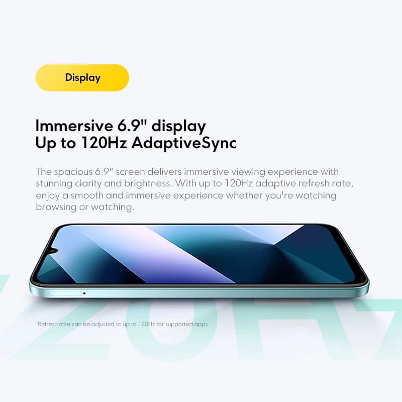 هاتف POCO C85 الإصدار العالمي، شاشة 6.9 بوصة Dot Drop، معالج MediaTek Helio G81، بطارية 6000 مللي أمبير، كاميرا 50 ميجابكسل، شحن 33 واط، NFC - 4