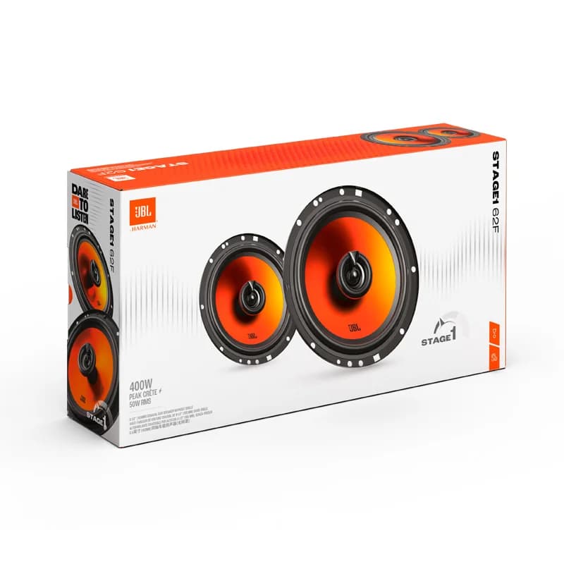 سماعة سيارة JBL مقاس 6.5 بوصة، سماعة محورية، بقوة 400 واط، سماعة ستيريو للسيارة بترددات عالية ومتوسطة وجهير، سماعة سيارة أصلية من JBL - 5