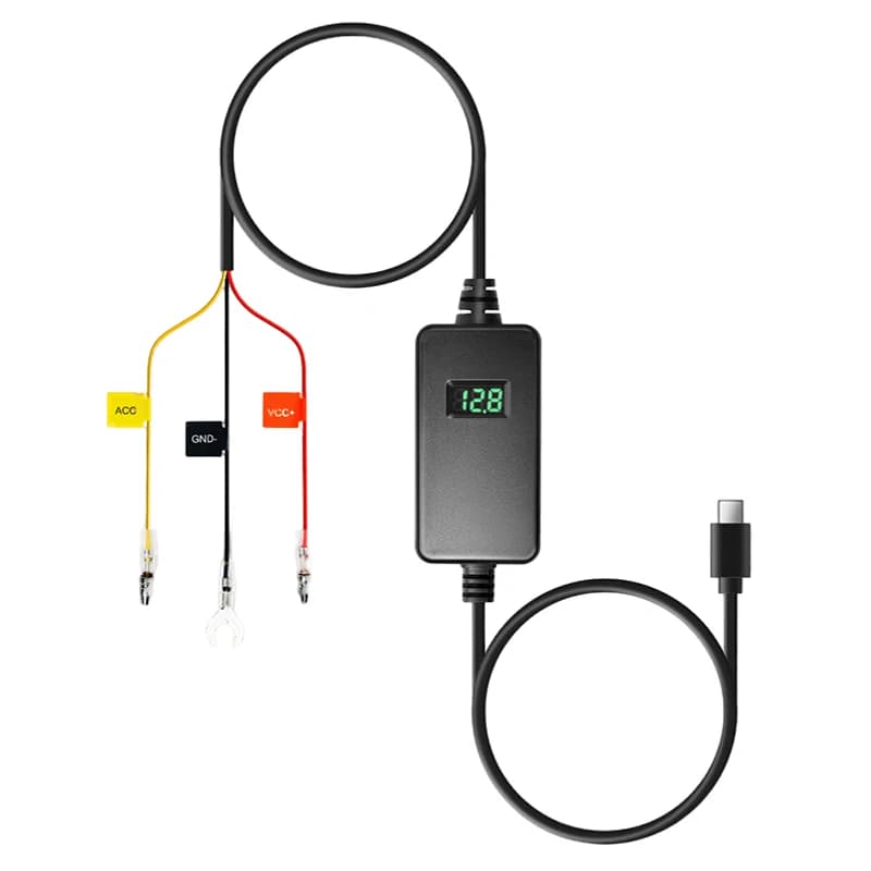 70mai Adjustable Hardwire Kit UP06, 70mai Hardwire Kit UP03, Type-C Interface 24H Parking Surveillance 70mai UP03 70mai UP06 - 2