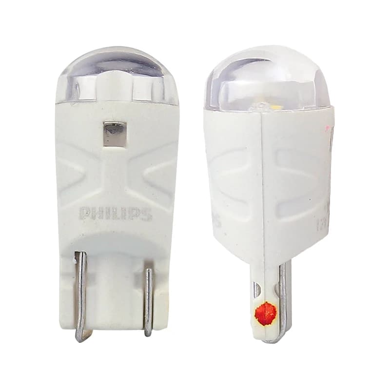 مصابيح إشارات الدوران Philips Ultinon Pro3100 LED T10 W5W، 6500K، أبيض بارد، طراز جديد، إضاءة داخلية ومواقف، زوج - 3