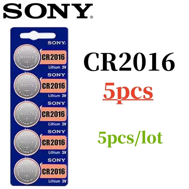 5 قطع بطاريات SONY أصلية: CR2032، CR2025، CR2016، CR1632، CR1220، CR1620، CR2450، CR2430، 371، SR920SW، 377، SR626SW، 364، SR621، 399، SR927SW - 4