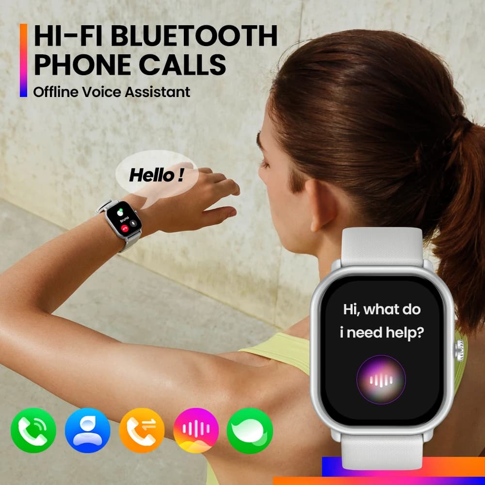 New Zeblaze GTS 3 Pro Voice Calling Smart Watch Ultra-big HD AMOLED Screen Health and Fitness Tracking Smartwatch for Men Women - 5