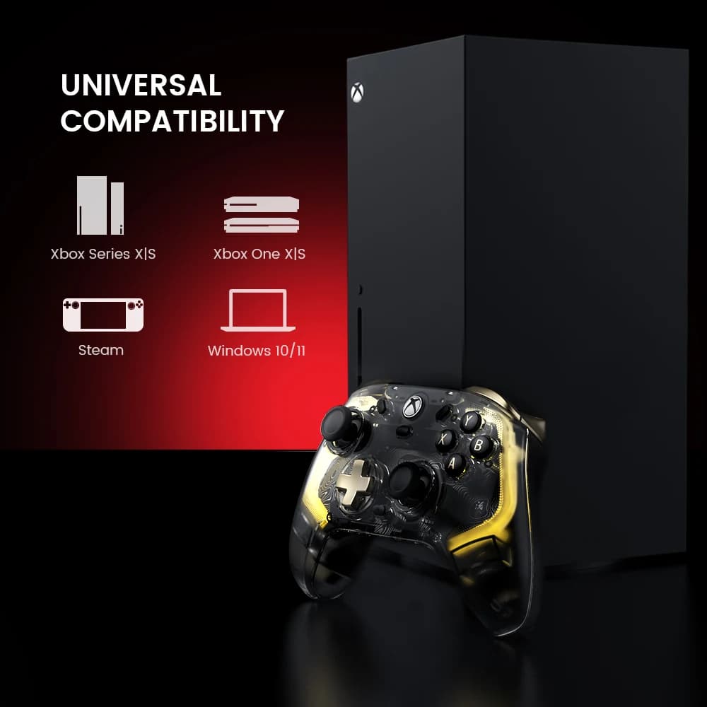 وحدة تحكم GameSir Kaleid Flux السلكية لـ Xbox Series X وS وOne مع عصا تحكم بتأثير Hall - 2