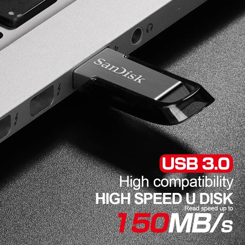 سان ديسك CZ73 يو إس بي فلاش درايف 256GB 128GB 64GB 32GB يو إس بي 3.0 قلم تشفير معدني ذاكرة فلاش ألترا فلير USB3.0 يو ديسك - 6