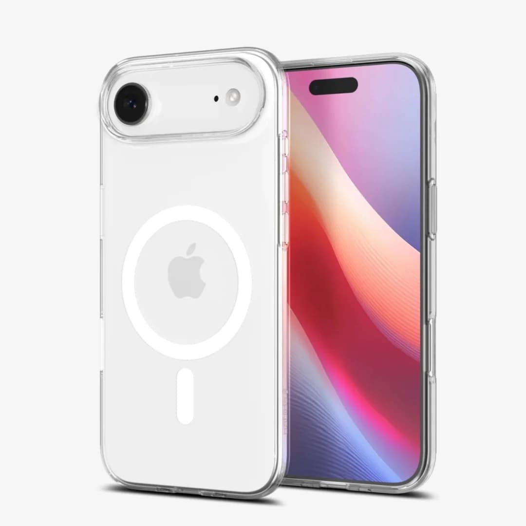 غطاء سبايجن Ultra Hybrid MagFit المغناطيسي الشفاف لهواتف آيفون إير 17 برو ماكس و16 و15 و14 بلس و13 و12، متوافق مع ماجسيف، غطاء TPU مقاوم للصدمات - 4