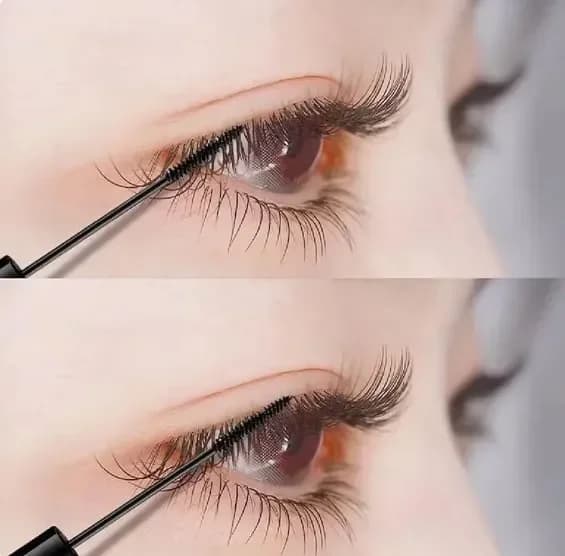 رموش طبيعية مقاومة للماء مكياج نسائي مستحضرات تجميل كورية ماسكارا سوداء بنية 3D تطويل الرموش حجم إضافي - 3