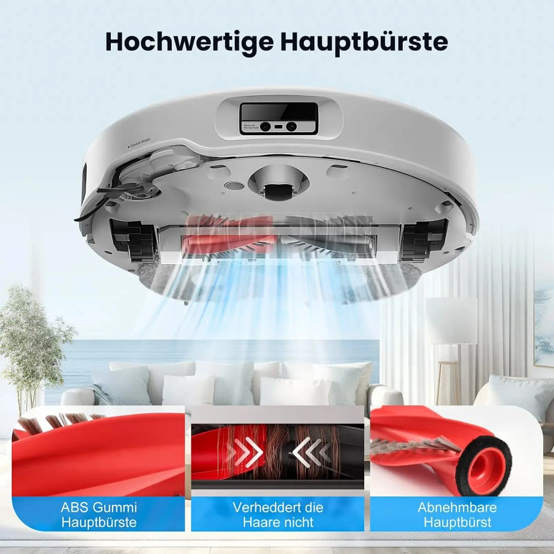 إكسسوارات Roborock P20 وP20 Pro وP20 Ultra وP20 Plus - متوافقة مع Qrevo Curv/Edge/Curve، بكرة، فرشاة، فلتر وكيس غبار - 3