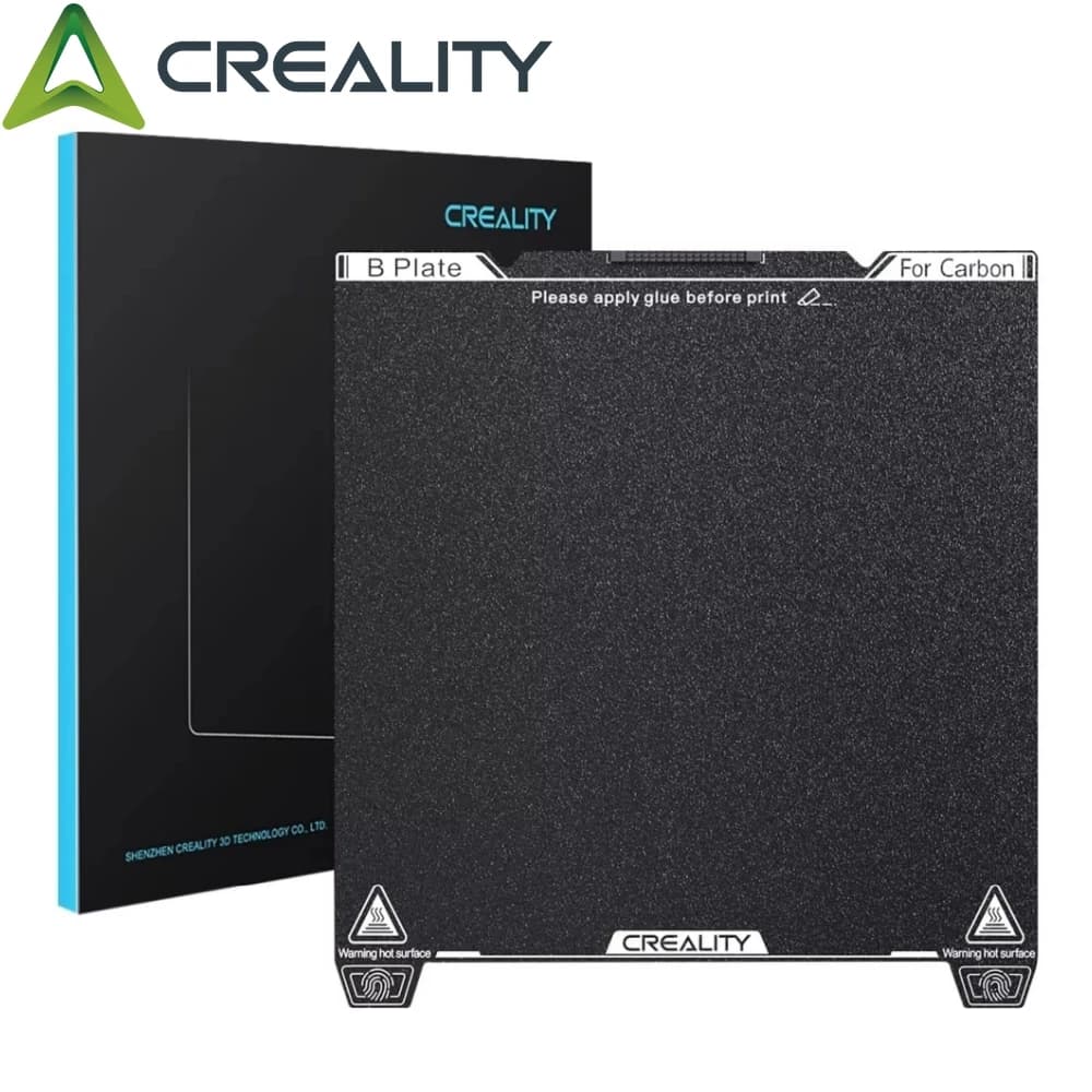 لوحة بناء رسمية من Creality K1C، ورقة PEI، منصة فولاذية مرنة وقابلة للإزالة لطابعات Ender 3S1/3S1 Pro/3V2 Neo/3V3 SE/KE K1