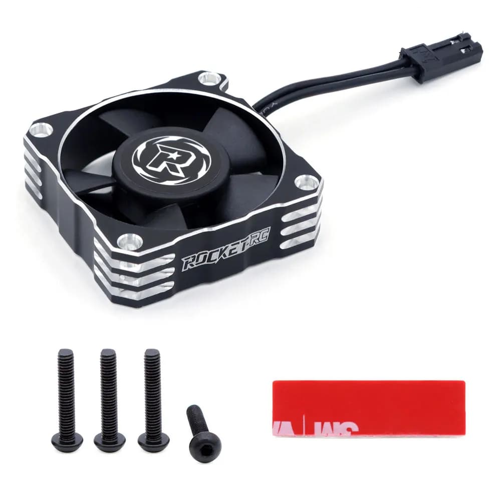 SURPASS Rocket-Rc Metal Cooling Fan 30mm 35mm 40mm Aluminum Cool Fan Heat Sink Fan Cover for RC Car 540/550 Brushless Motor - 5