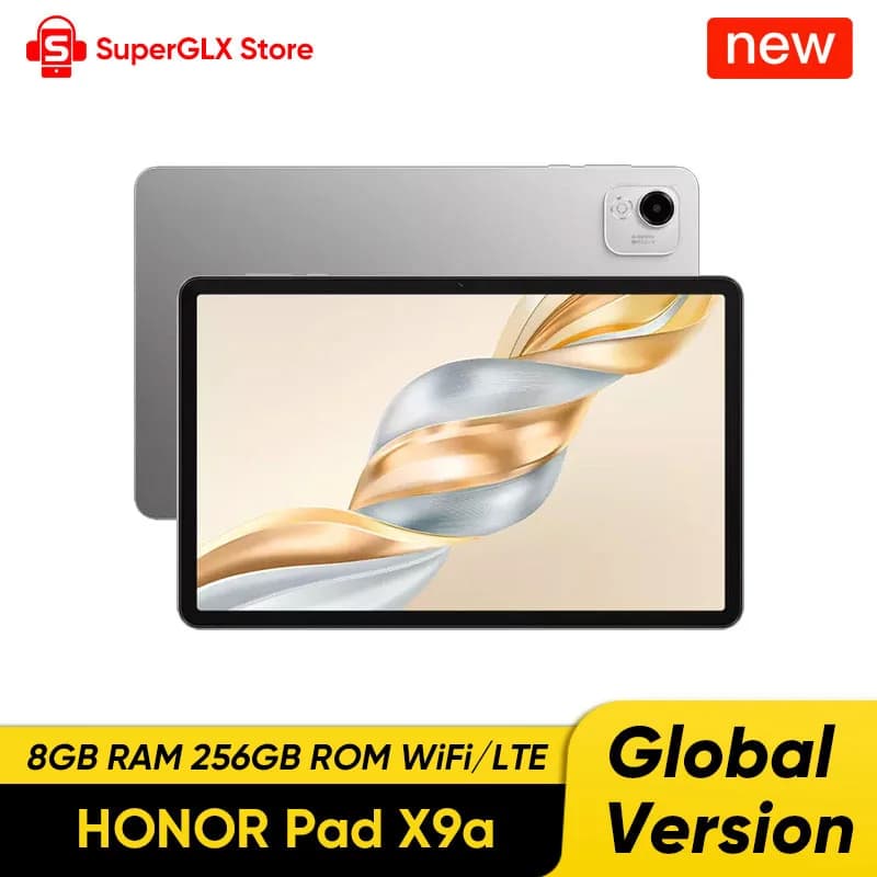 Global Version HONOR Pad X9a 11.5" 120Hz 2.5K Fullview Display Snapdragon 685 Slim Metal Body Tablet WiFi/LTE  Android15 8300mAh