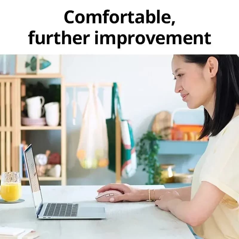 فأرة Logitech M650 M650L لاسلكية، بلوتوث، صامتة، تقنية استشعار متقدمة، أزرار قابلة للبرمجة - 3