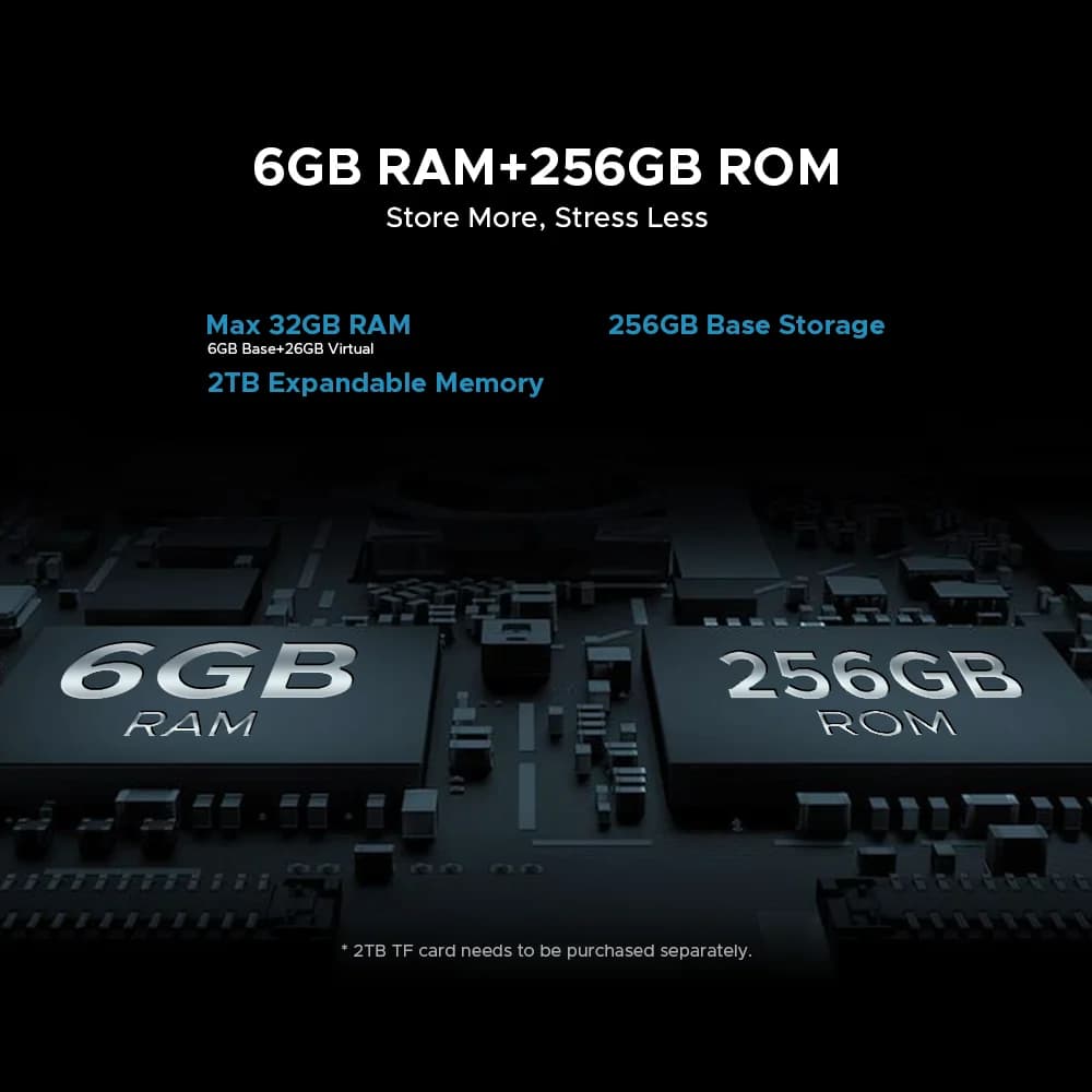 جهاز لوحي DOOGEE U13 أندرويد 16 كمبيوتر Gemini AI شاشة 13 بوصة FHD+ ذاكرة 32 جيجابايت رام 256 جيجابايت بطارية كبيرة 11000 مللي أمبير 7.5 ملم فائق النحافة لوحي ذكي - 5