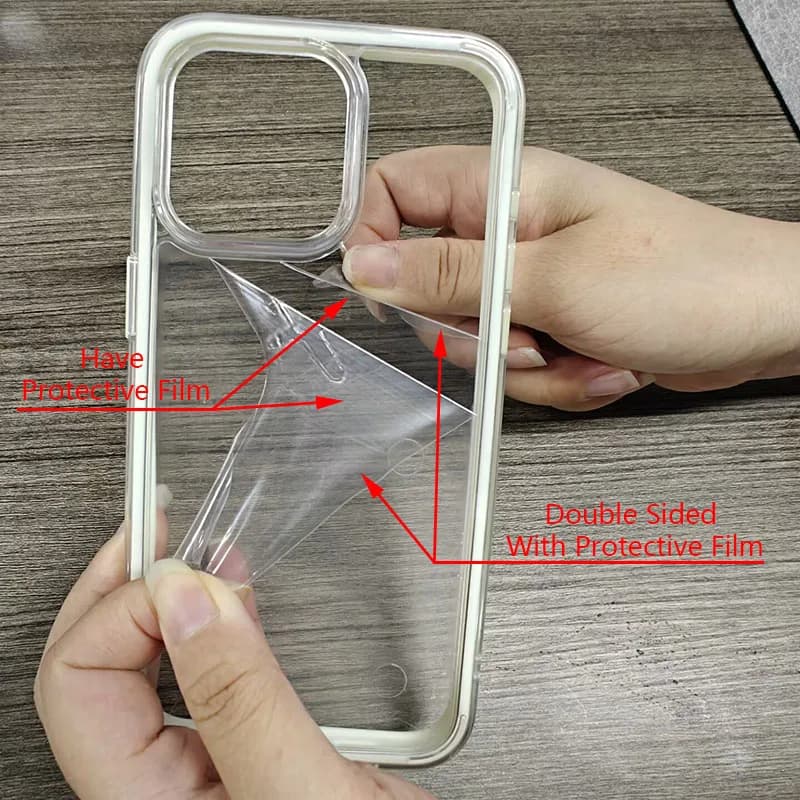 Luxury Candy Color Frame Clear Back Phone Case For iPhone 17 16 15 14 13 12 Pro Max 11 16PLUS 17 Acrylic Shockproof Bumper Cover - 6