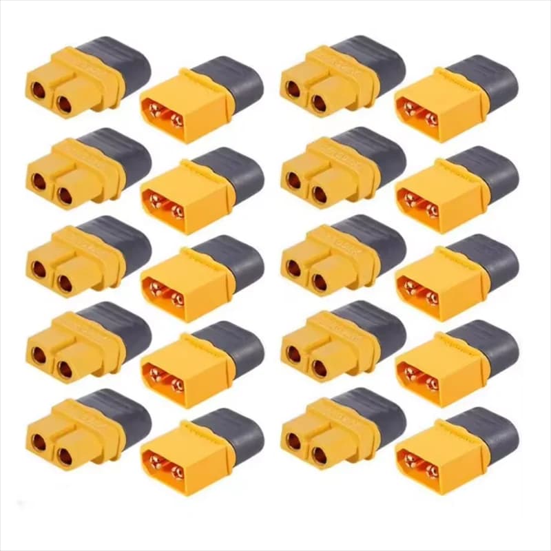 5/10 أزواج موصلات XT60H مع غطاء، أنثى/ذكر، لبطاريات LiPo سيارات وطائرات RC بدون طيار