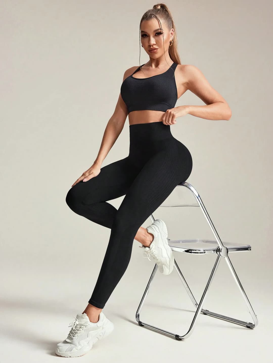 اليوغا السراويل الرياضة طماق النساء سلس عالية الخصر رفع امرأة الجوارب اللياقة البدنية تجريب Leggins الصالة الرياضية - 4