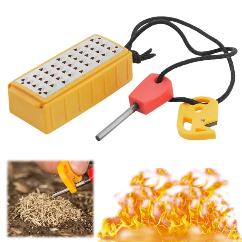 New Lightweight Tinder Maker with Fire Starter Portable Outdoor Survival Tool Emergency Tinder Making Cigarette Accessories Tool - 4