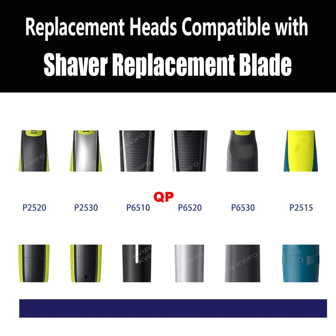 1-10 قطع لمجموعة استبدال ماكينة الحلاقة الكهربائية Oneblad & One blade مع ملحق لطرازات QP2520/QP2530/QP2630/QP6510/QP6520/QP2523 - 2