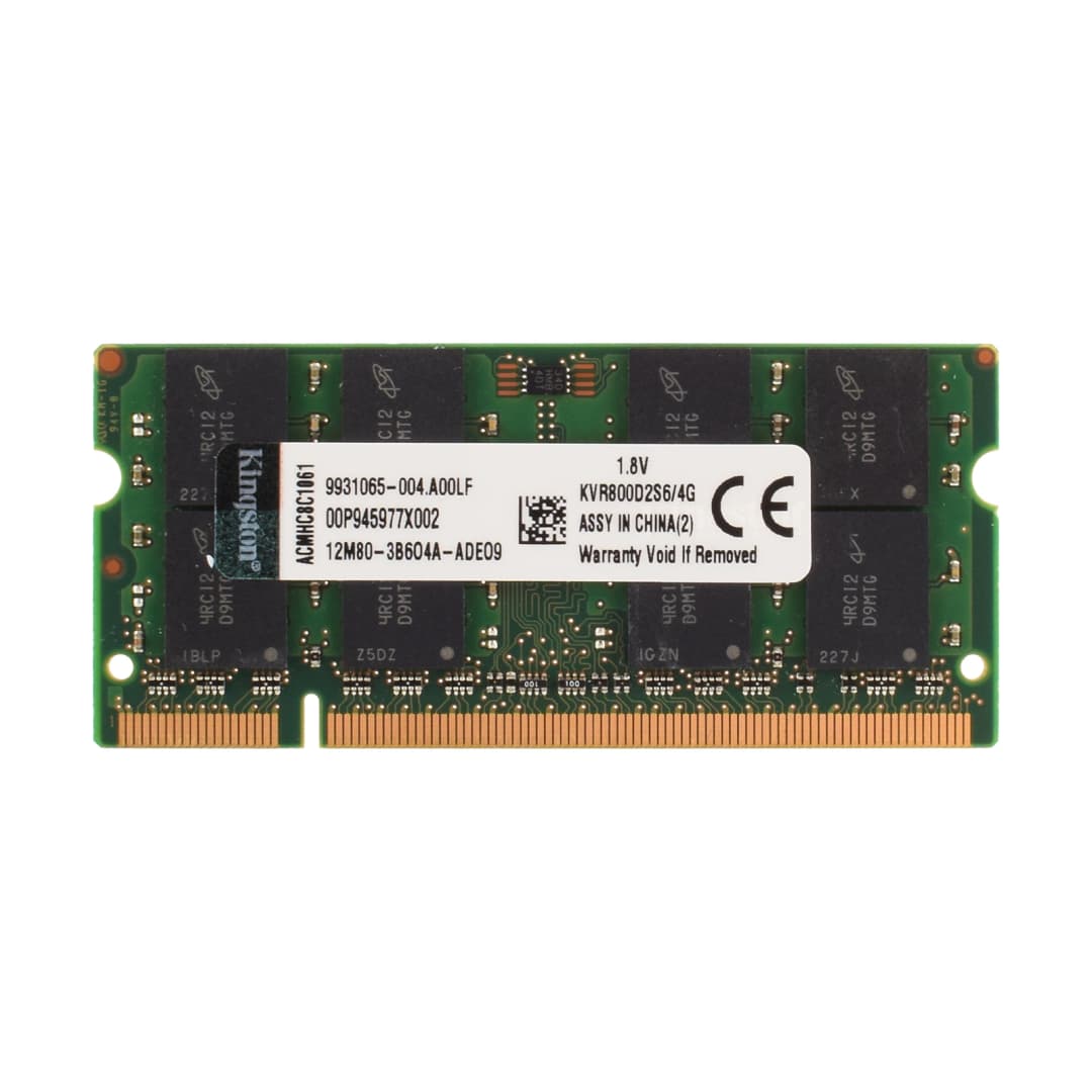ذاكرة Kingston DDR2 للابتوب، ذاكرة رام 2 جيجابايت و4 جيجابايت، تردد 800 ميجاهرتز، SODIMM PC2-6400، 200Pin، 1.8V، لنماذج ذاكرة الكمبيوتر المحمول - 2
