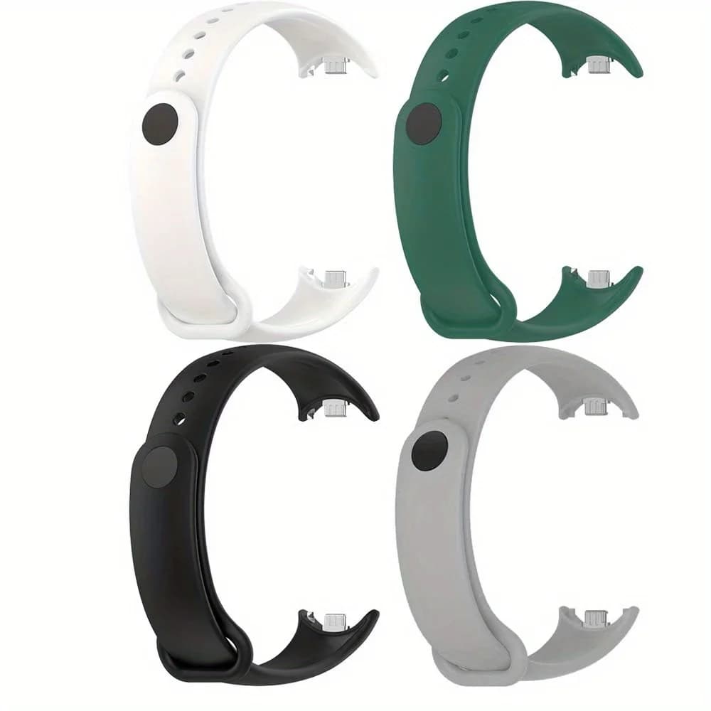 New Silicone Strap for Xiaomi Mi Band 10 9 8 NFC Strap Sports Rubber Bracelet pulseira Correas Smart Band 10 9 8 Accessories - 2