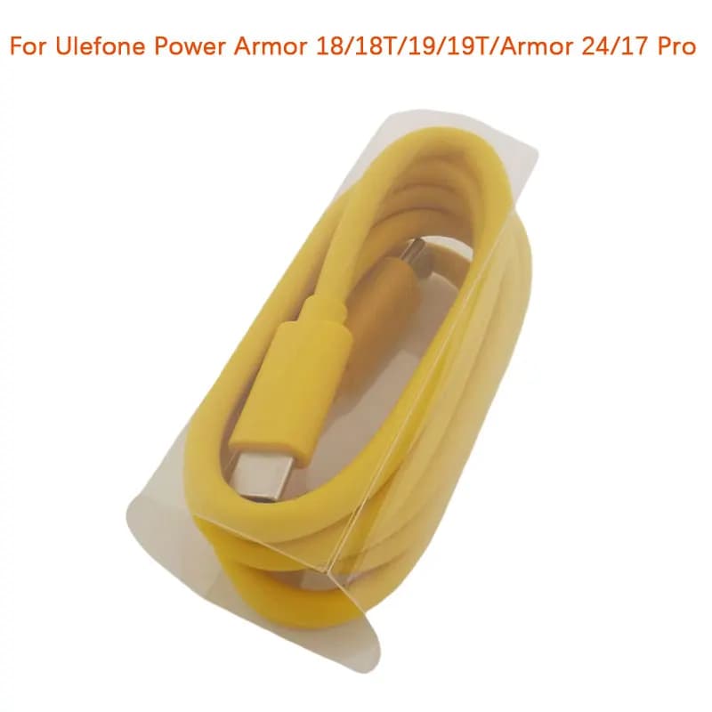 كابل شحن أصلي جديد لهواتف Ulefone Armor 24 وArmor 17 Pro وPower Armor 18 و18T لهواتف Ulefone Power Armor 19 و19T